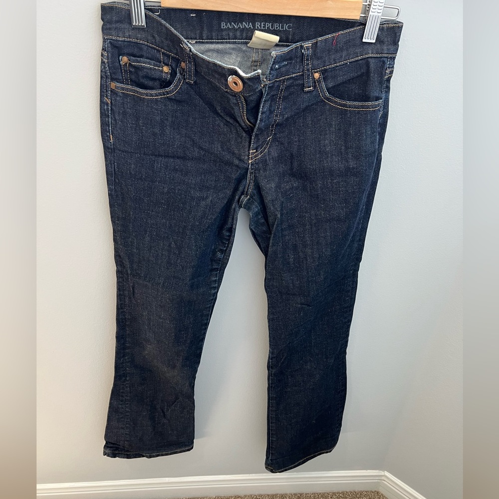 Banana Republic- dark blue jeans 26P